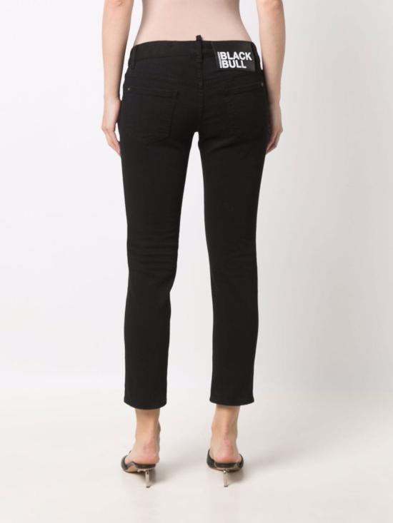  디스퀘어드2 스트레이트 팬츠 S75LB0664S30733 900 BLACK - DSQUARED2