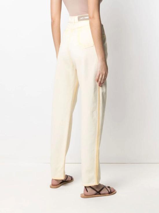  알베르타 페레티 스트레이트 팬츠 MA03130181 1021 YELLOW ORANGE - ALBERTA FERRETTI