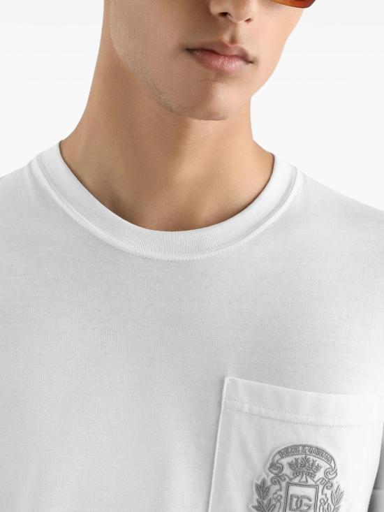 26SS 돌체앤가바나 반팔 티셔츠 G8RA2ZG7PZEW0800 WHITE - DOLCE & GABBANA