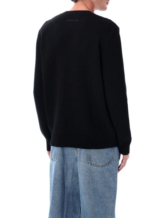 25FW MM6 메종마르지엘라 니트웨어 SH2HL0030M13168 Black - MM6 MAISON MARGIELA