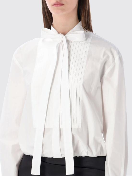 26SS 디 아티코 롱 원피스 WCA00461MIX067AA 020 White - THE ATTICO