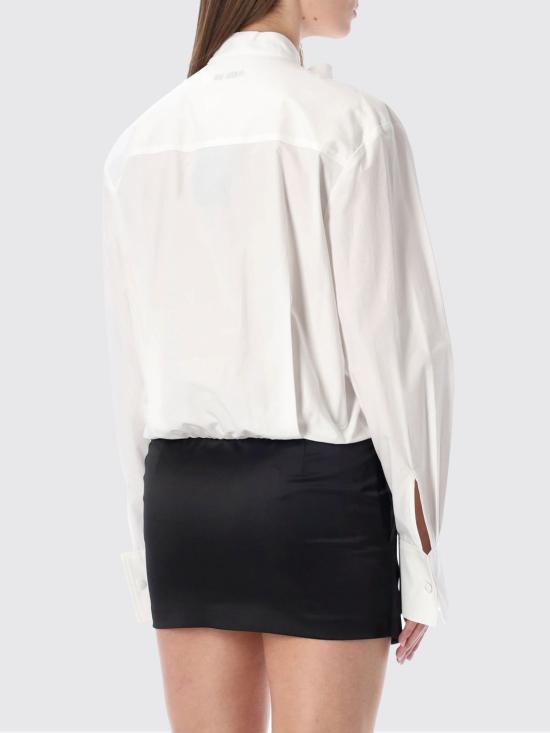 26SS 디 아티코 롱 원피스 WCA00461MIX067AA 020 White - THE ATTICO