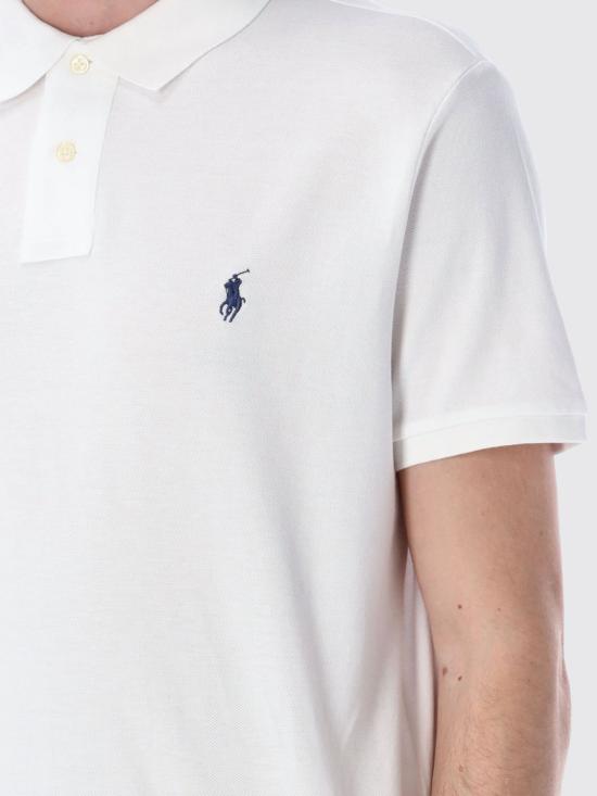 26SS 폴로 랄프로렌 폴로 티셔츠 710666998 002 White - POLO RALPH LAUREN