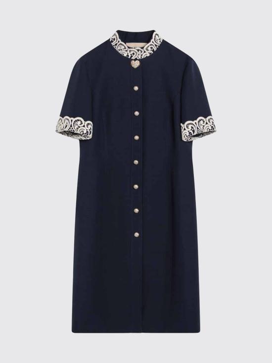 25FW 발렌티노 가라바니 롱 원피스 7B3VAG101CF R7D Blue