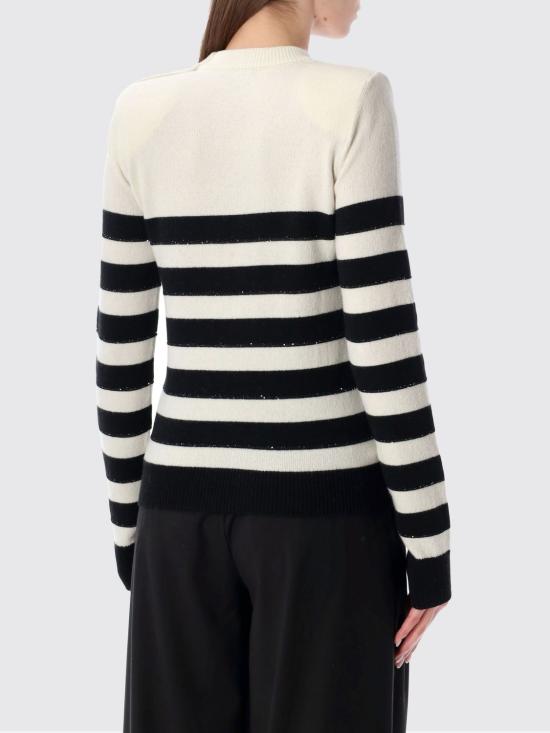 26SS 발망 스웨터 GF1KD005KJ60 GAU Beige - BALMAIN