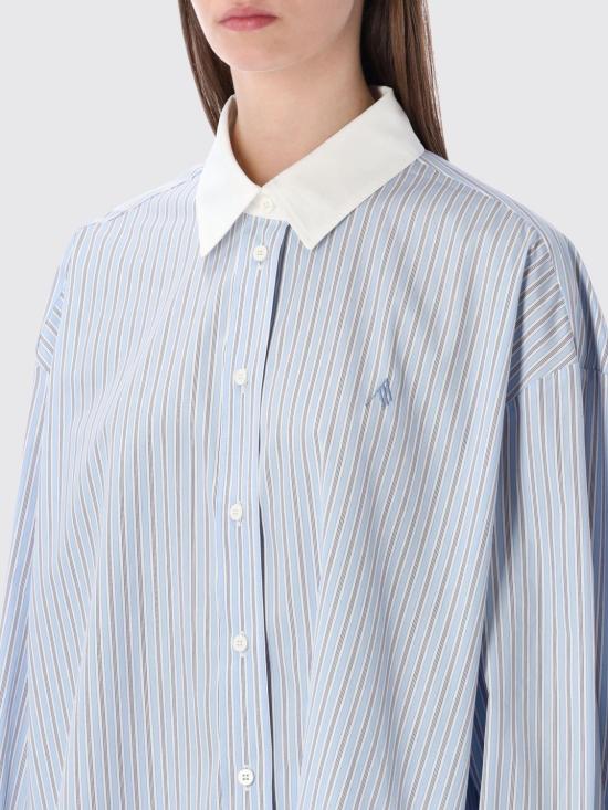 26SS 디 아티코 셔츠 WCH00004CCC127AA 264 Blue - THE ATTICO