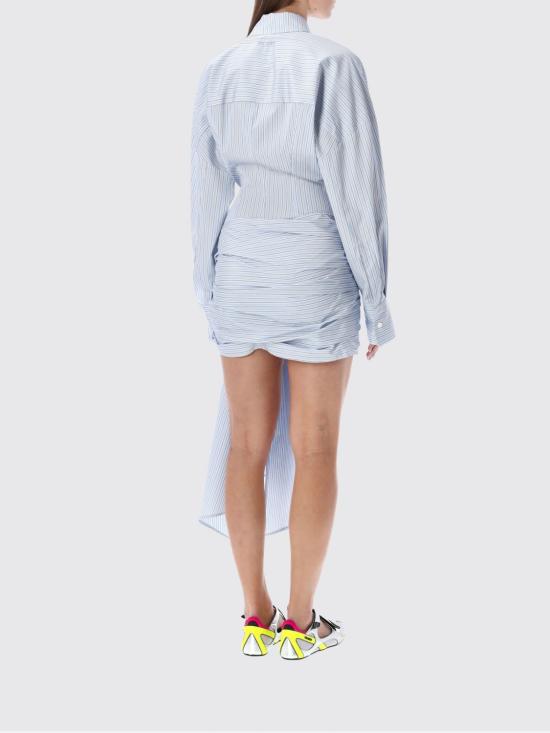 26SS 디 아티코 롱 원피스 WCA00464CCC127AA 264 Blue - THE ATTICO