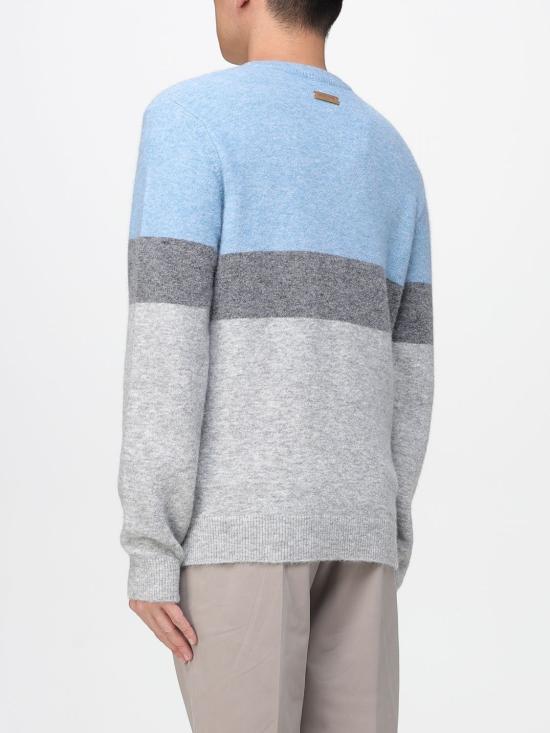 25FW 야콥코헨 스웨터 JUMSG024001X0017FL X866 Gnawed Blue - JACOB COHËN