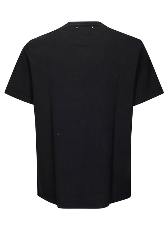 26SS 골든구스 반팔 티셔츠 GUP01220P002370 90100 BLACK - GOLDEN GOOSE