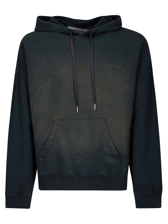 26SS 골든구스 긴팔 티셔츠 GUP01932P002146 90498 BLEACHED WASHED BLACK