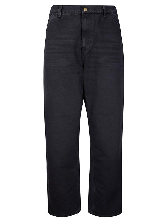 26SS 칼하트 WIP 스트레이트 팬츠 I036276 89B7 Black Grind Wash