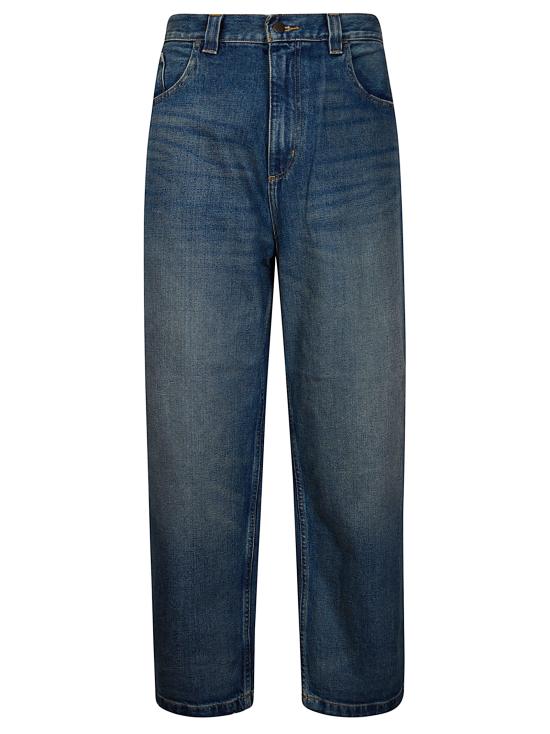 26SS 칼하트 WIP 브랜돈 팬츠 I035893 014Q Blue Worn Used Wash