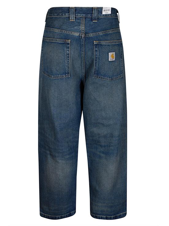 26SS 칼하트 WIP 브랜돈 팬츠 I035893 014Q Blue Worn Used Wash - CARHARTT WIP