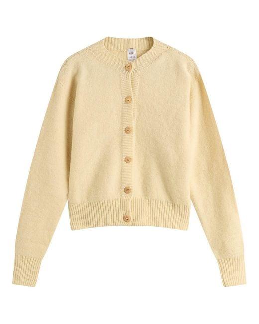 25FW 베이스레인지 가디건 PUTCMWWI25 CHAUME SAND DOM