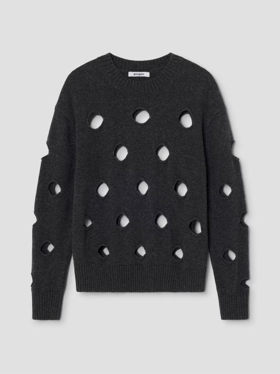  기마구아스 스웨터 DOTS JUMPER BLACK DOM