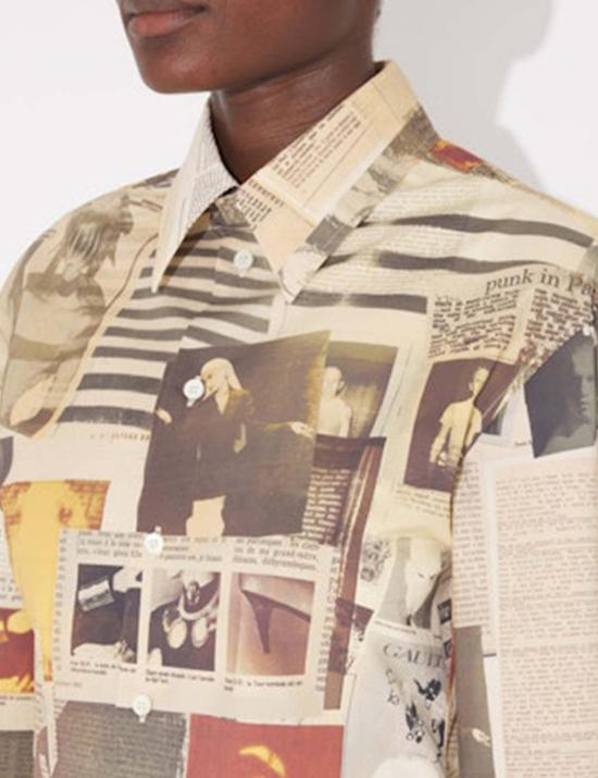  장 폴 고티에 셔츠 프린트 셔츠 저널 - JEAN PAUL GAULTIER