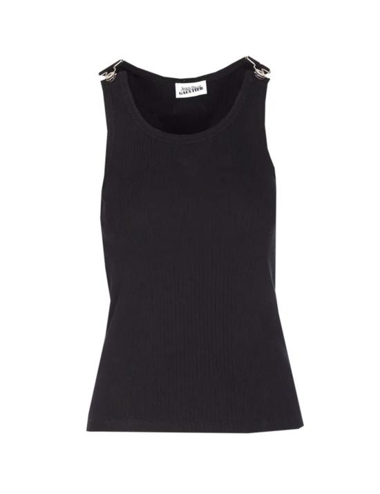  장 폴 고티에 민소매 티셔츠 오버올 버클 탱크탑