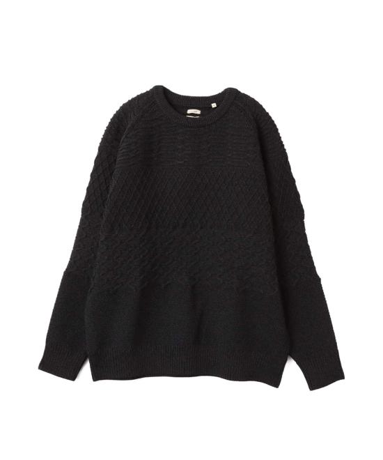 25FW 나나미카 스웨터 S25FJ014K BLACK DOM