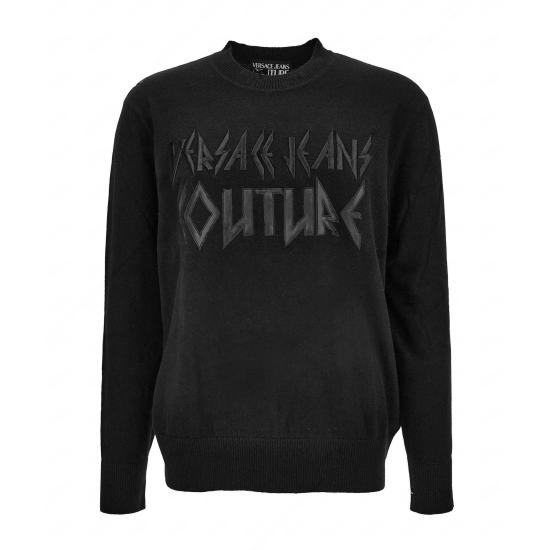 25SS 베르사체 스웨터 78GAFM17CM06H899 NERO DOM