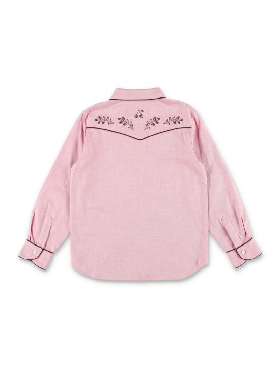 25FW [키즈] 봉쁘앙 셔츠 W05GBLW00028 021 PALE PINK - BONPOINT