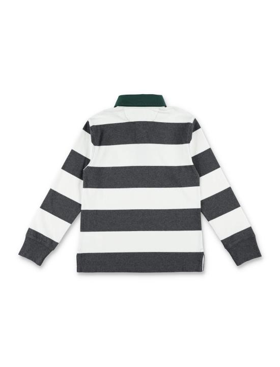 25FW [키즈] 랄프 로렌 폴로 셔츠 980429 001 WHITE BLACK - RALPH LAUREN