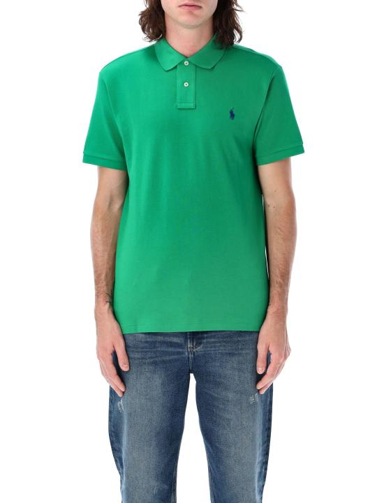 25FW 랄프 로렌 폴로 티셔츠 710782592 017 BILIARD GREEN