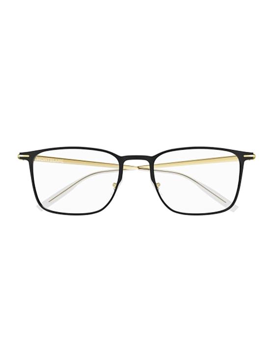 25FW 몽블랑 안경 MB0193O 002 BLACK GOLD TRANSPAREN METALLIC
