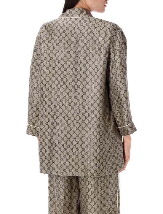 25FW 구찌 셔츠 752917ZANRP 2275 BROWN BEIGE - GUCCI