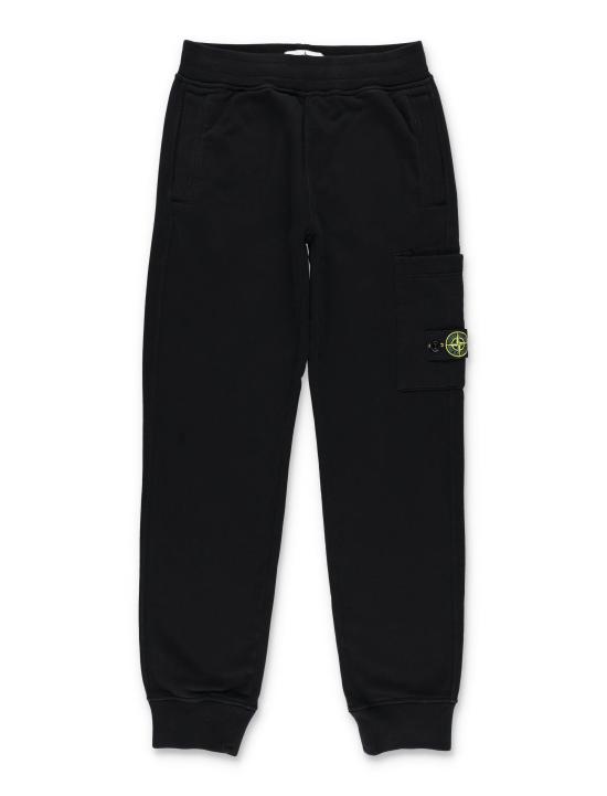 25FW [키즈] 스톤 아일랜드 스트레이트 팬츠 6200001S0A20 V0029 BLACK