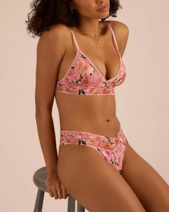  행키 팽키 팬티 핸키 팽키 프린트 오리지널 통 댄싱 페탈 핑크 - HANKY PANKY