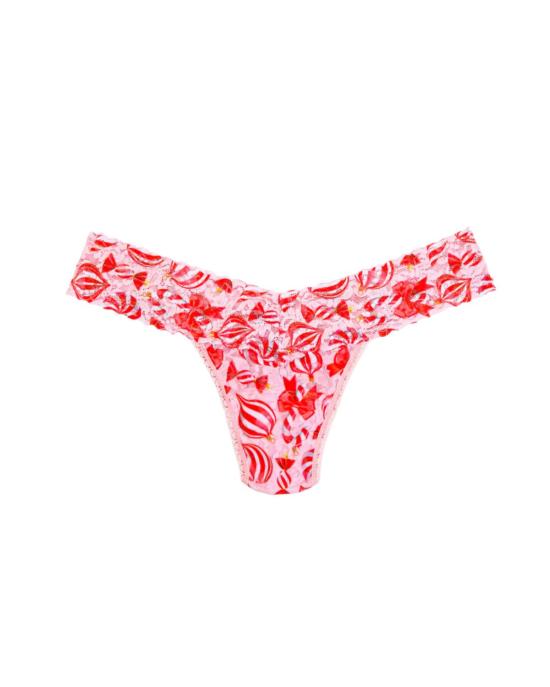  행키 팽키 팬티 프린트 로우라이즈 통 랩드 오나민트 핑크