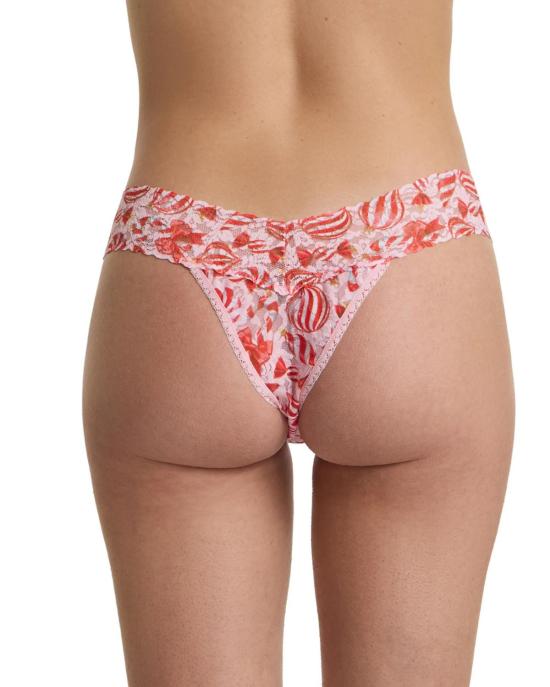  행키 팽키 팬티 프린트 로우라이즈 통 랩드 오나민트 핑크 - HANKY PANKY