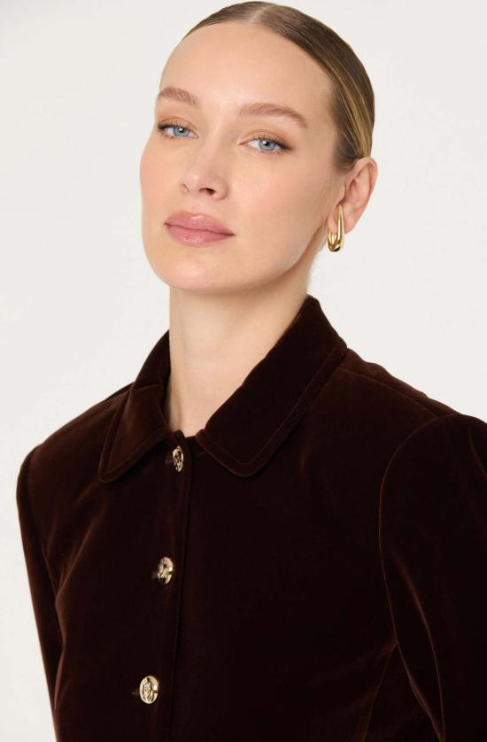  아스트라 더 라벨 자켓 아스트 더 라벨 복스 벨벳 숏 재킷 - ASTR The Label