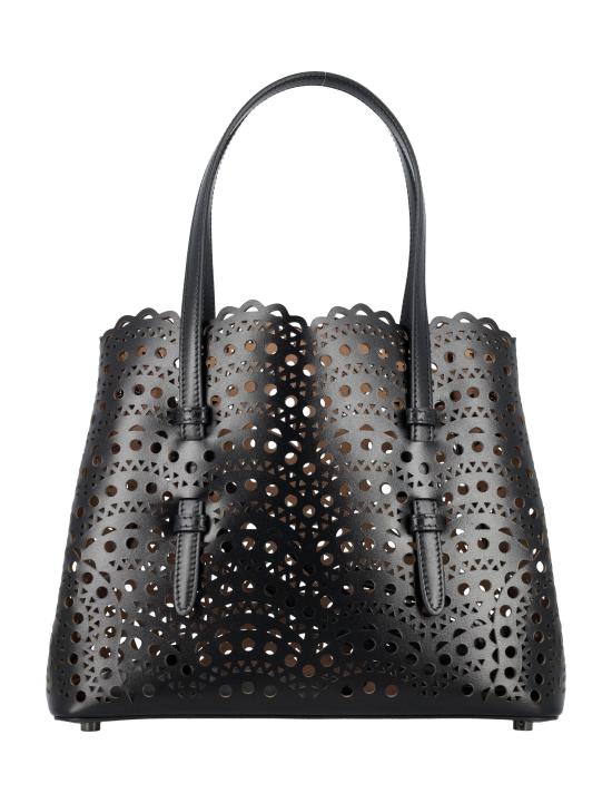25FW 알라이아 토트백 AA1S06725C0A44 999 BLACK - ALAIA