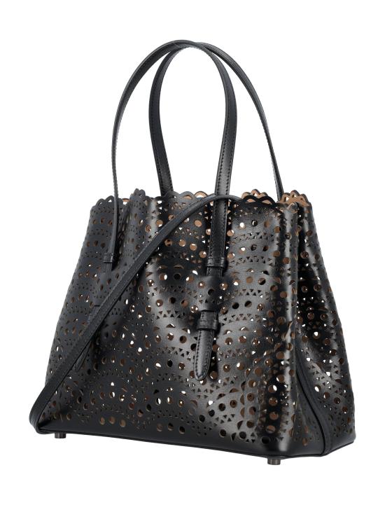 25FW 알라이아 토트백 AA1S06725C0A44 999 BLACK - ALAIA