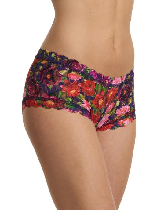  행키 팽키 팬티 프린트 보이쇼츠 랩드 윈터스 테일 네이비 - HANKY PANKY