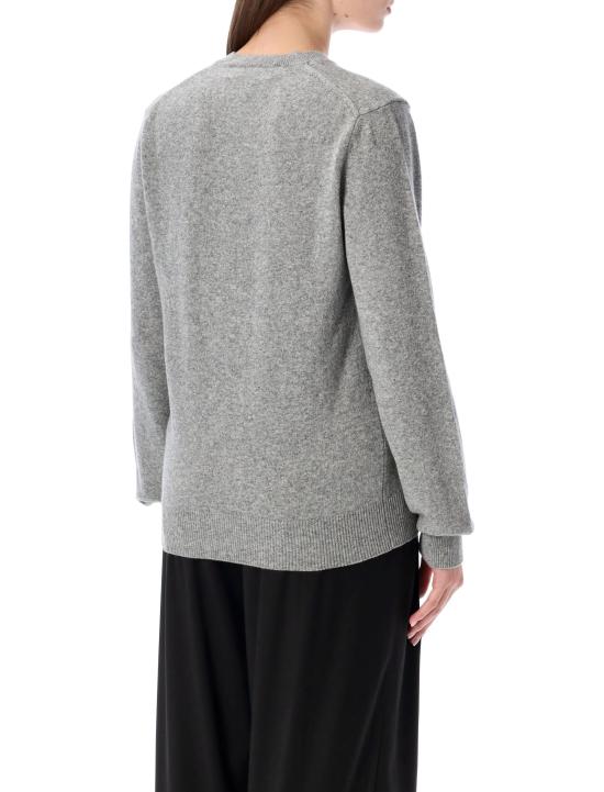 25FW 꼼데가르송 니트웨어 AX N804 051 2 LIGHT GREY - COMME DES GARCONS