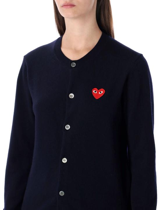 25FW 꼼데가르송 니트웨어 AX N007 051 2 NAVY - COMME DES GARCONS