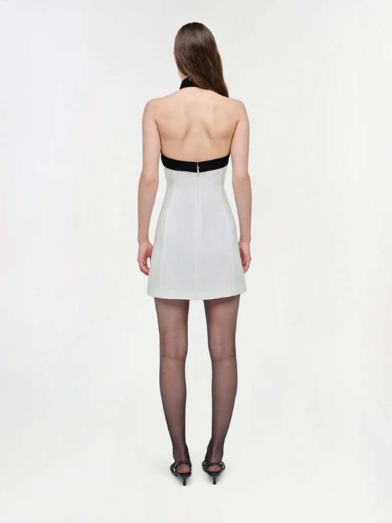 26SS 심카이 의류 625 1039 VV IVORY MULTI BLACK WHITE - SIMKHAI