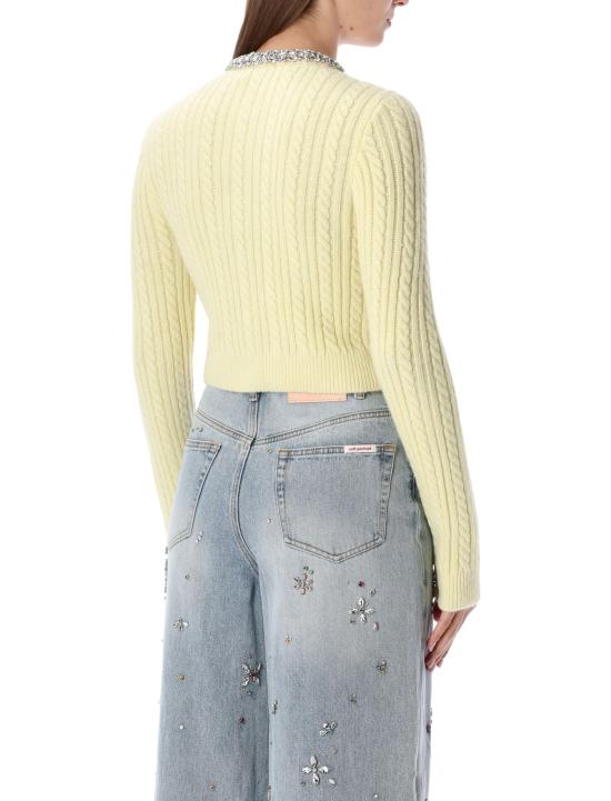 25FW 셀프 포트레이트 니트웨어 AW25121CAY YELLOW - SELF PORTRAIT