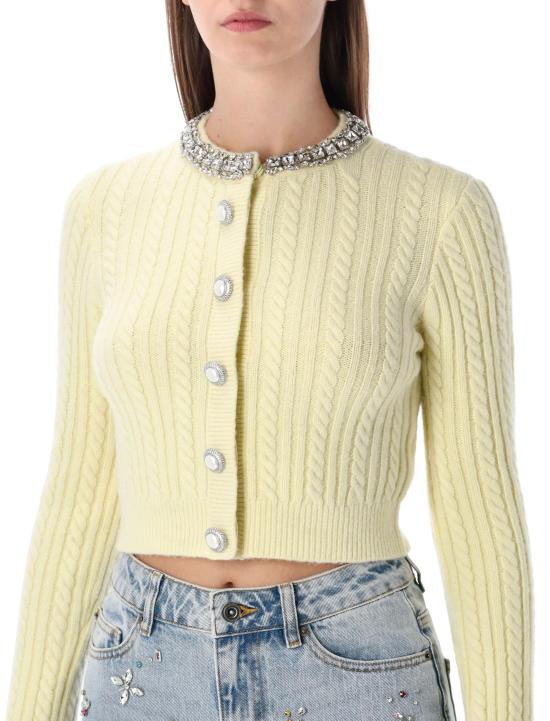 25FW 셀프 포트레이트 니트웨어 AW25121CAY YELLOW - SELF PORTRAIT