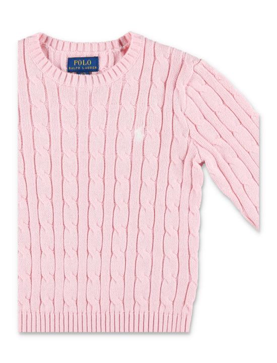 25FW [키즈] 랄프 로렌 캐시미어 니트 901316 010 PINK - RALPH LAUREN