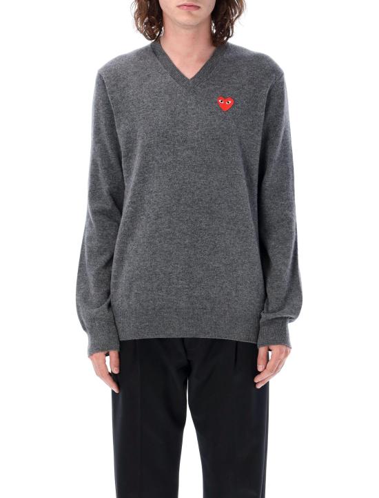 25FW 꼼데가르송 니트웨어 AX N002 051 3 GREY - COMME DES GARCONS