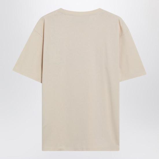 26SS 발렌티노 가라바니 반팔 티셔츠 8V3MG16PBAQ S VALE QT3 Beige - VALENTINO GARAVANI