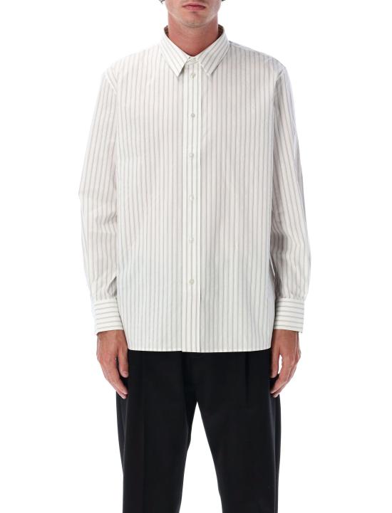 25FW 생로랑 긴팔 셔츠 848033Y5K82 9787 CRAIE NOIRE