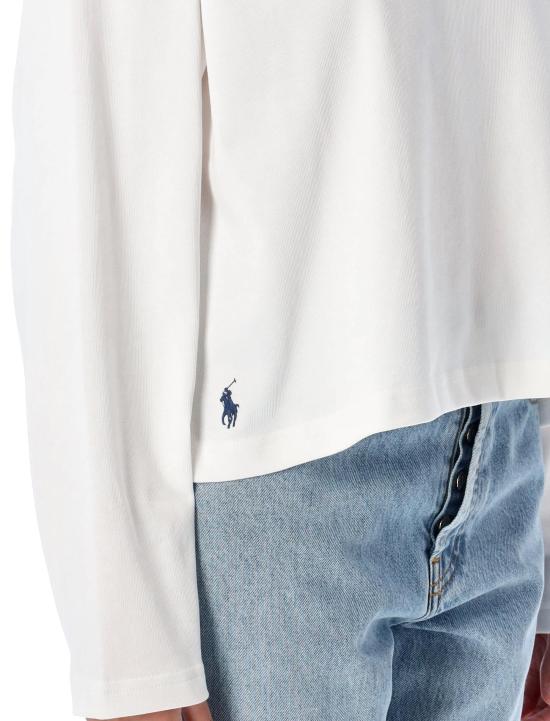 25FW 랄프 로렌 반팔 티셔츠 211967107 001 WHITE - RALPH LAUREN