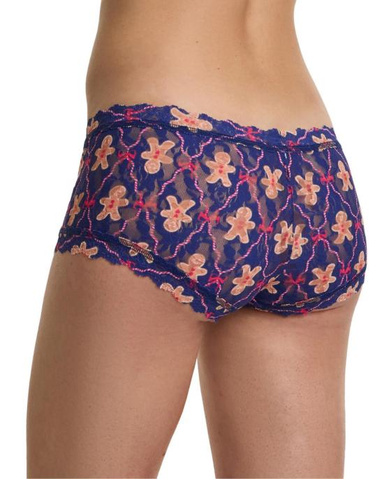  행키 팽키 팬티 프린트 보이쇼츠 랩드 쿠키 커터 네이비 - HANKY PANKY