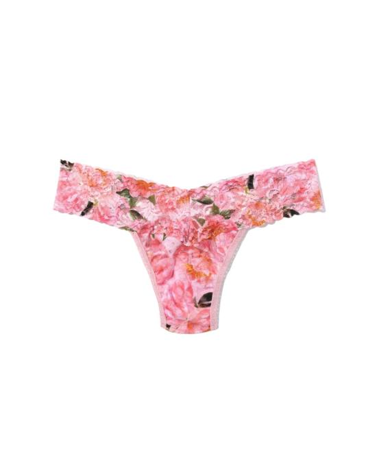  행키 팽키 팬티 프린트 로우라이즈 통 댄싱 페탈스 핑크