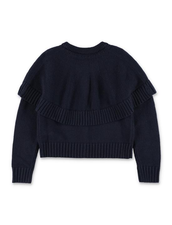 25FW [키즈] 끌로에 가디건 C20639 859 NAVY - CHLOE