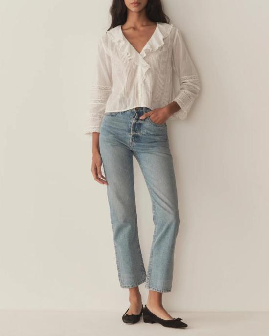  도엔 블라우스 휴게트 탑 솔트 - DOEN